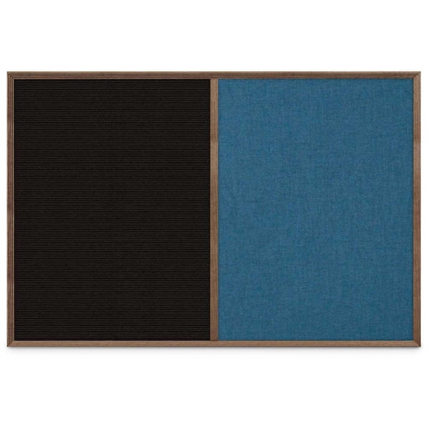 Slim Style Indoor Enclosed Corkboard, 24
